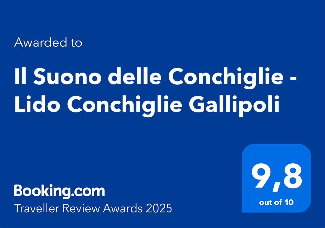 Il Suono Delle Conchiglie - Lido Conchiglie Галлиполи Экстерьер фото